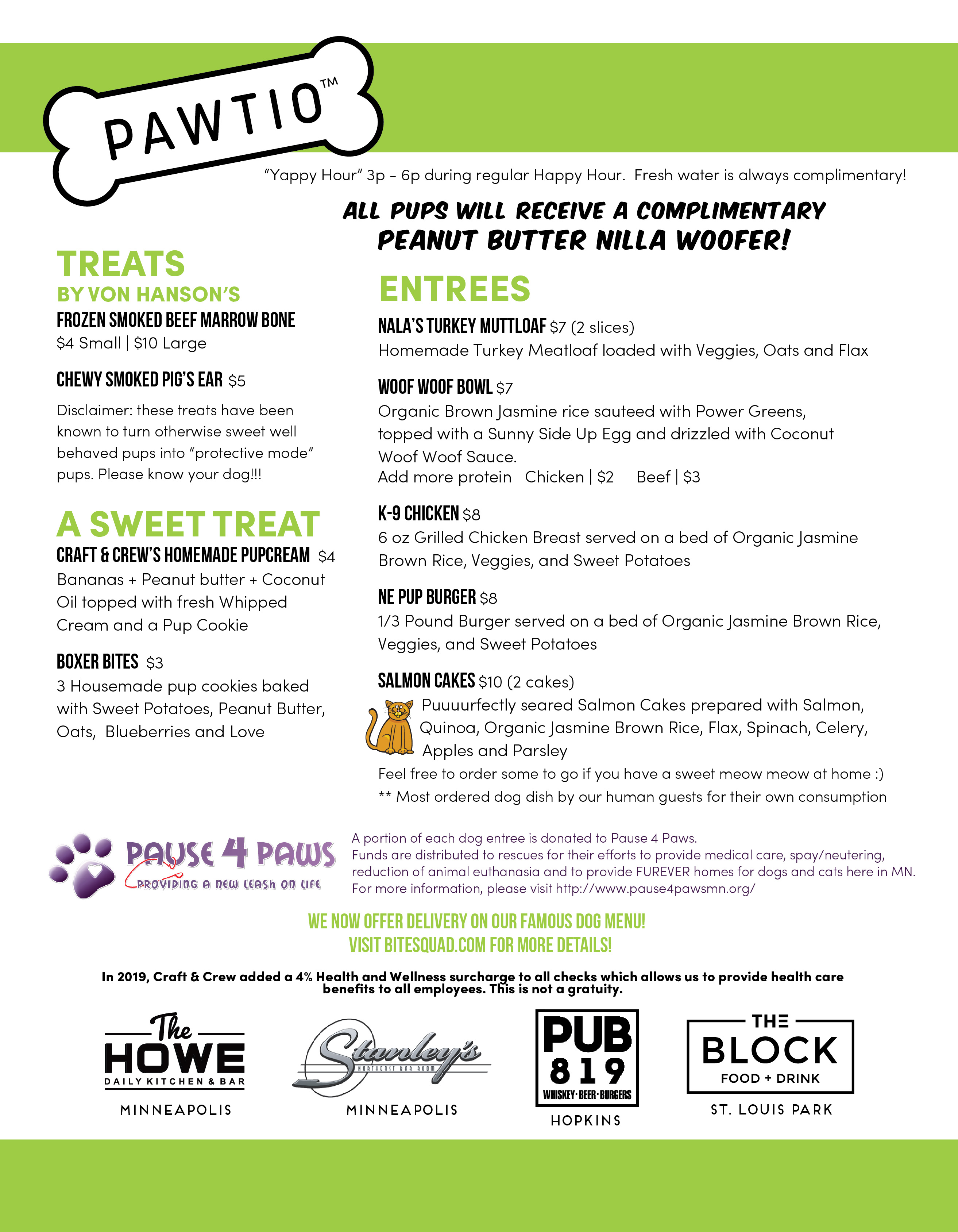 Menus Pub 819 Downtown Hopkin S Whiskey Beer And Burger Joint