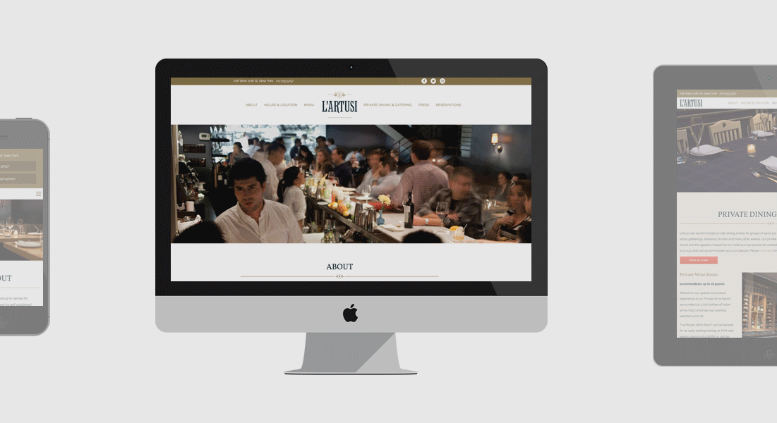 mobile responsive website